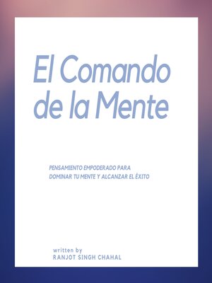 cover image of El Comando de la Mente